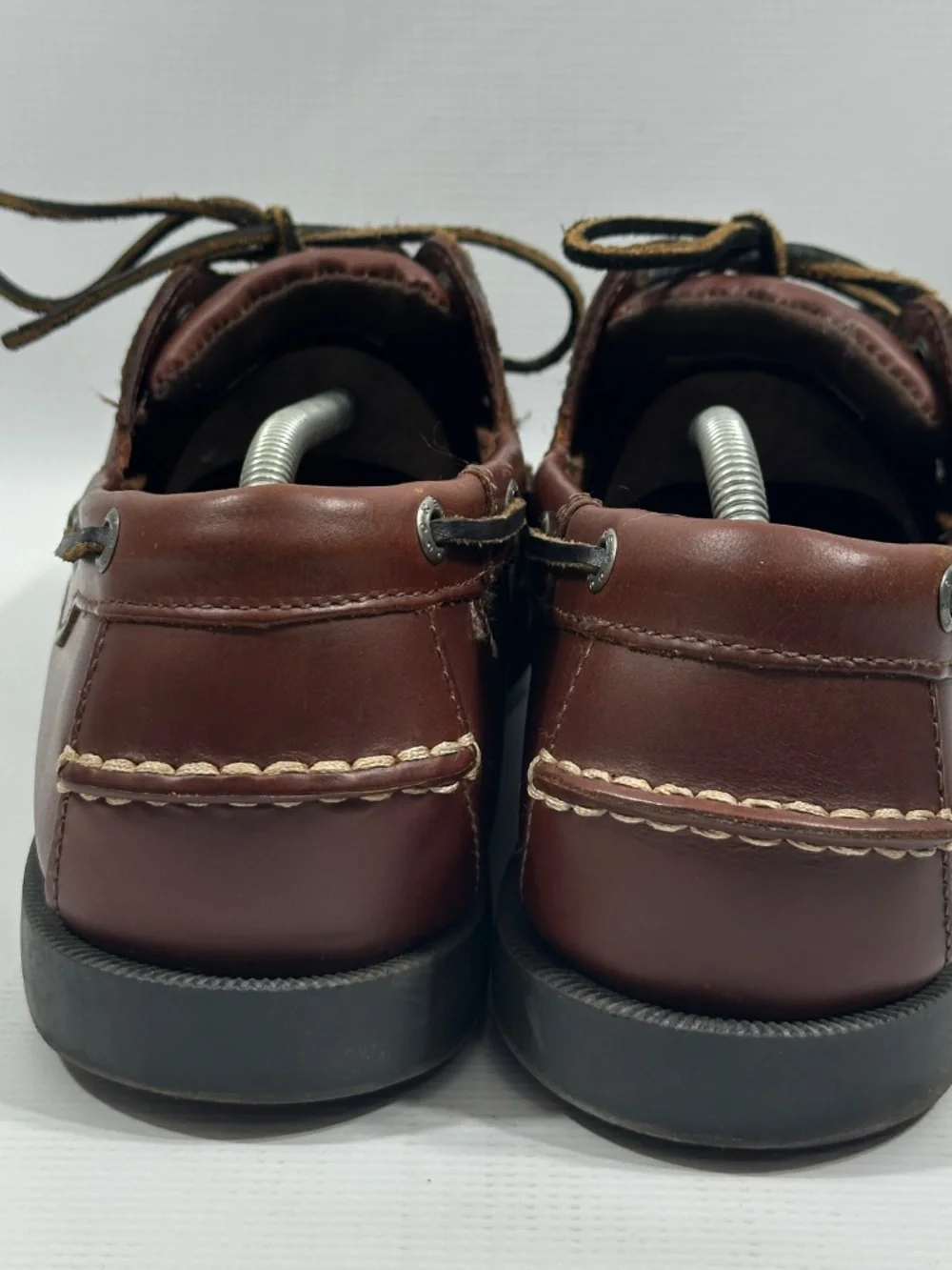 Dockers Shoes Mens Size 11 Brown Leather Boat Moc Toe Casual Slip Resistant